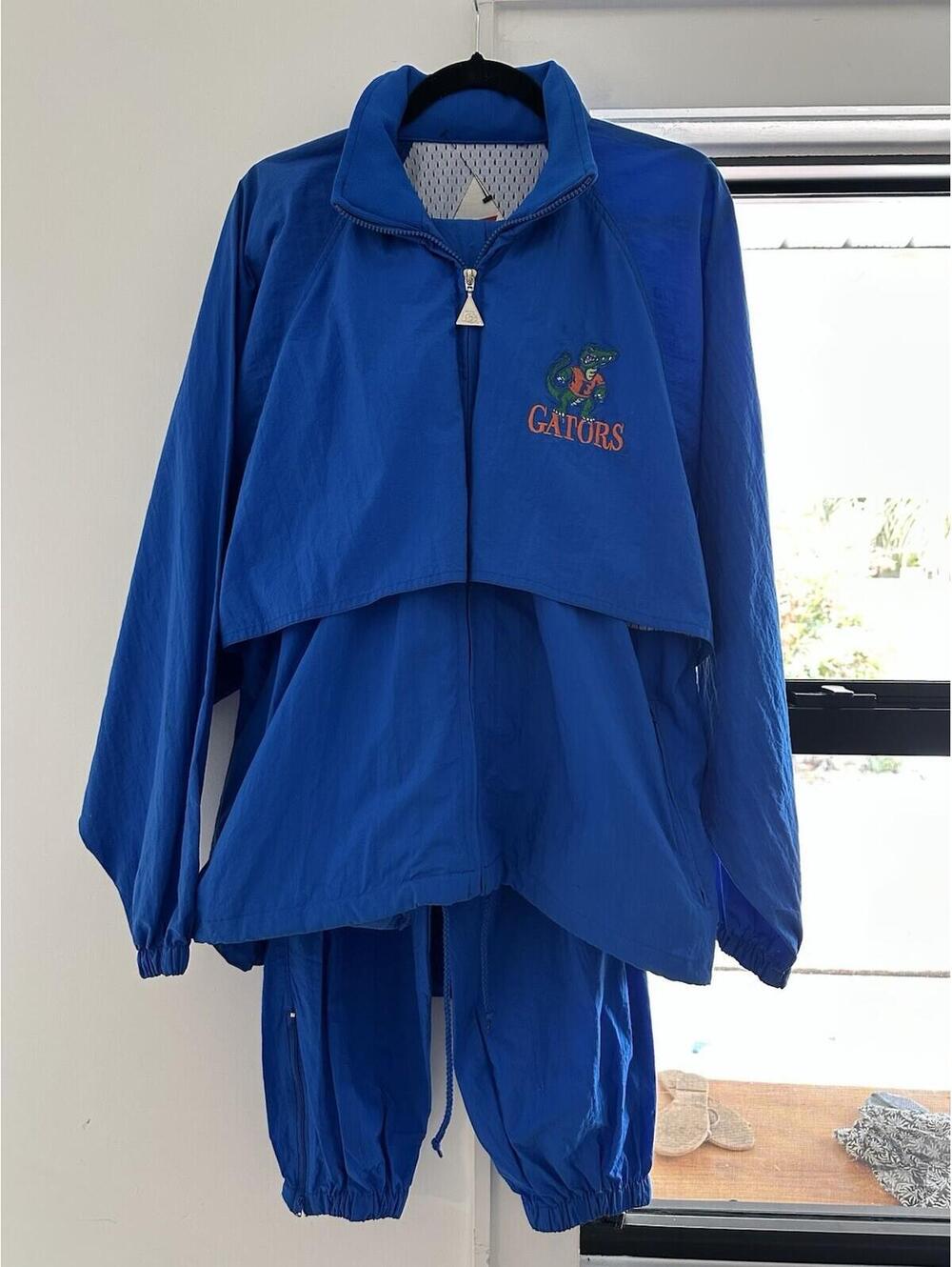 Vintage NG Florida Gators Blue Jacket, Pants, Bag Set Size M